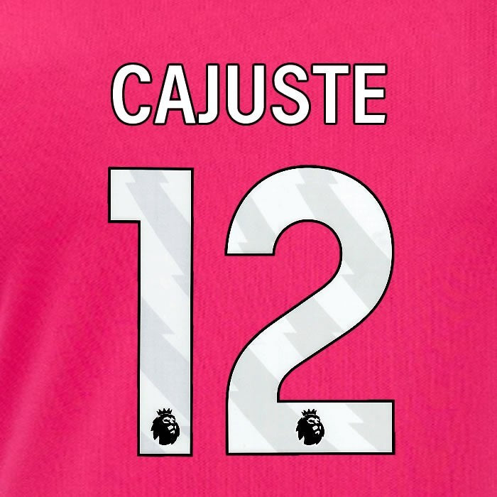 2024 2025 OFFICIAL IPSWICH TOWN CAJUSTE 12 WHITE 3RD PLAYER SIZE NAME SET