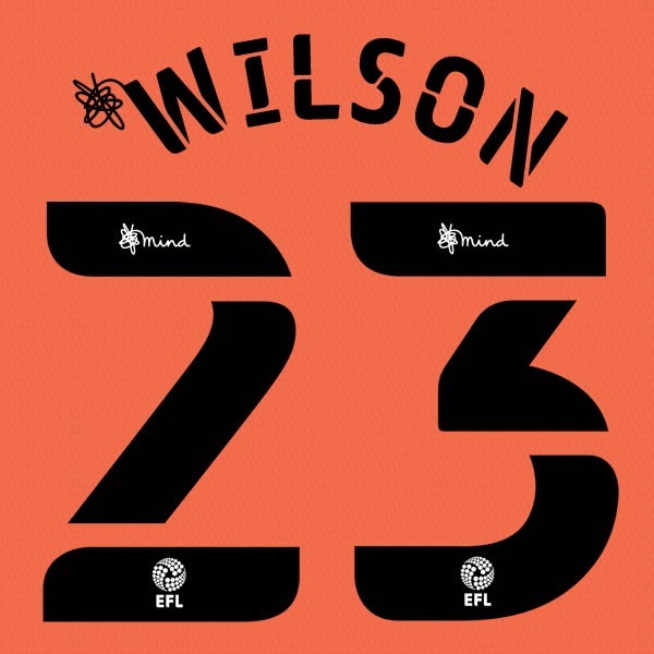 CARDIFF 2020 2021 OFFICIAL WILSON 23 3RD HOME PLAYER SIZE NAME SET