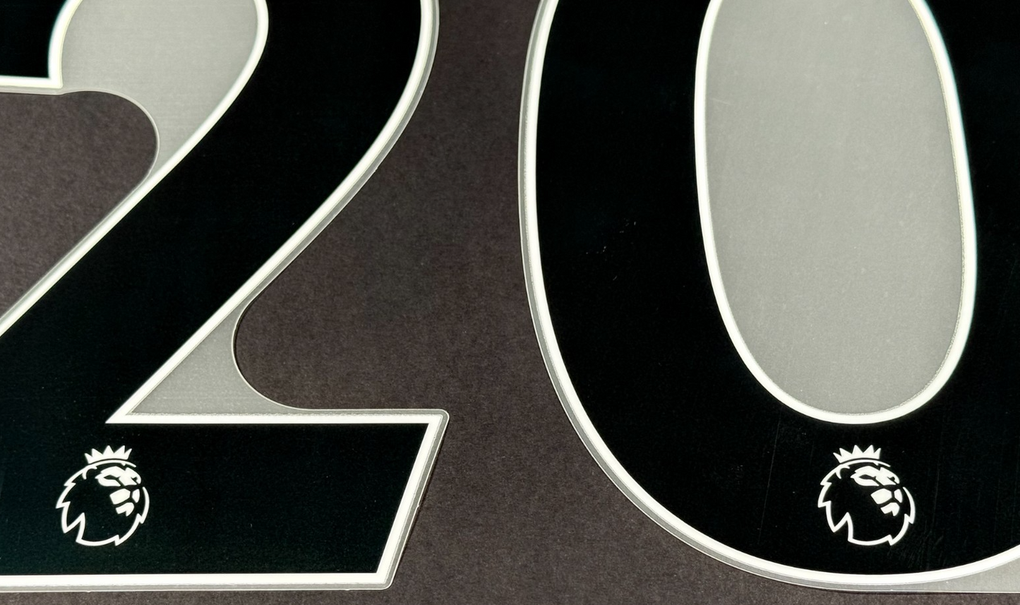 2021 / 2022 OFFICIAL LIVERPOOL DIOGO J. 20 BLACK PLAYER SIZE NAMESET 230MM 2 SET