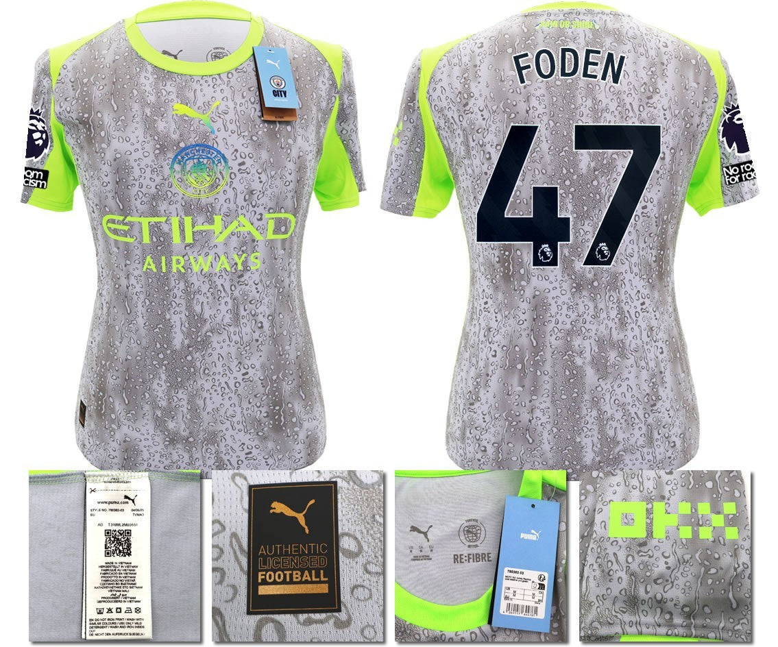 BNWT 2025 2026 MAN CITY PUMA THIRD FODEN 47 FOOTBALL SHIRT
