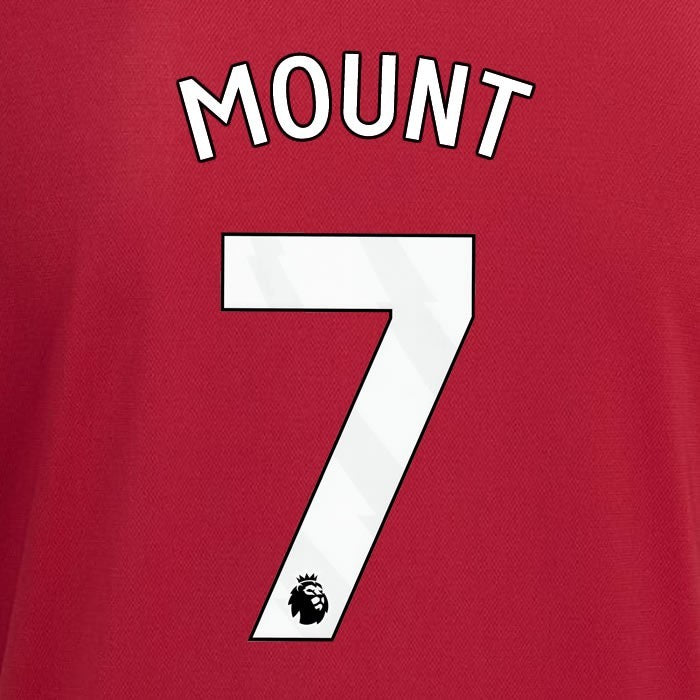 2023 2024 MANCHESTER UNITED MOUNT 7 HOME WHITE PLAYER SIZE NAMESET
