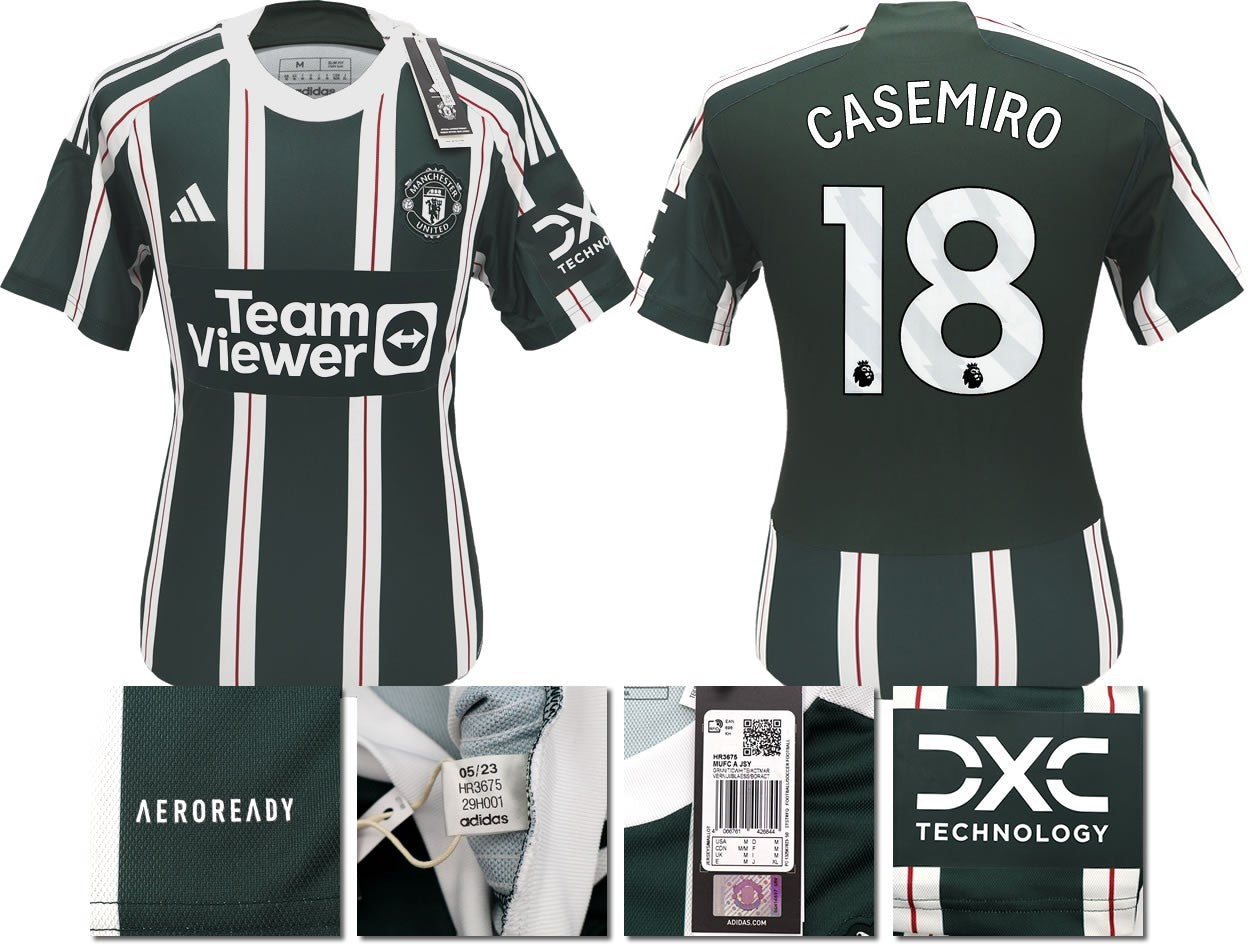 BNWT 2023 2024 MAN UTD ADIDAS AWAY SHIRT CASEMIRO 18