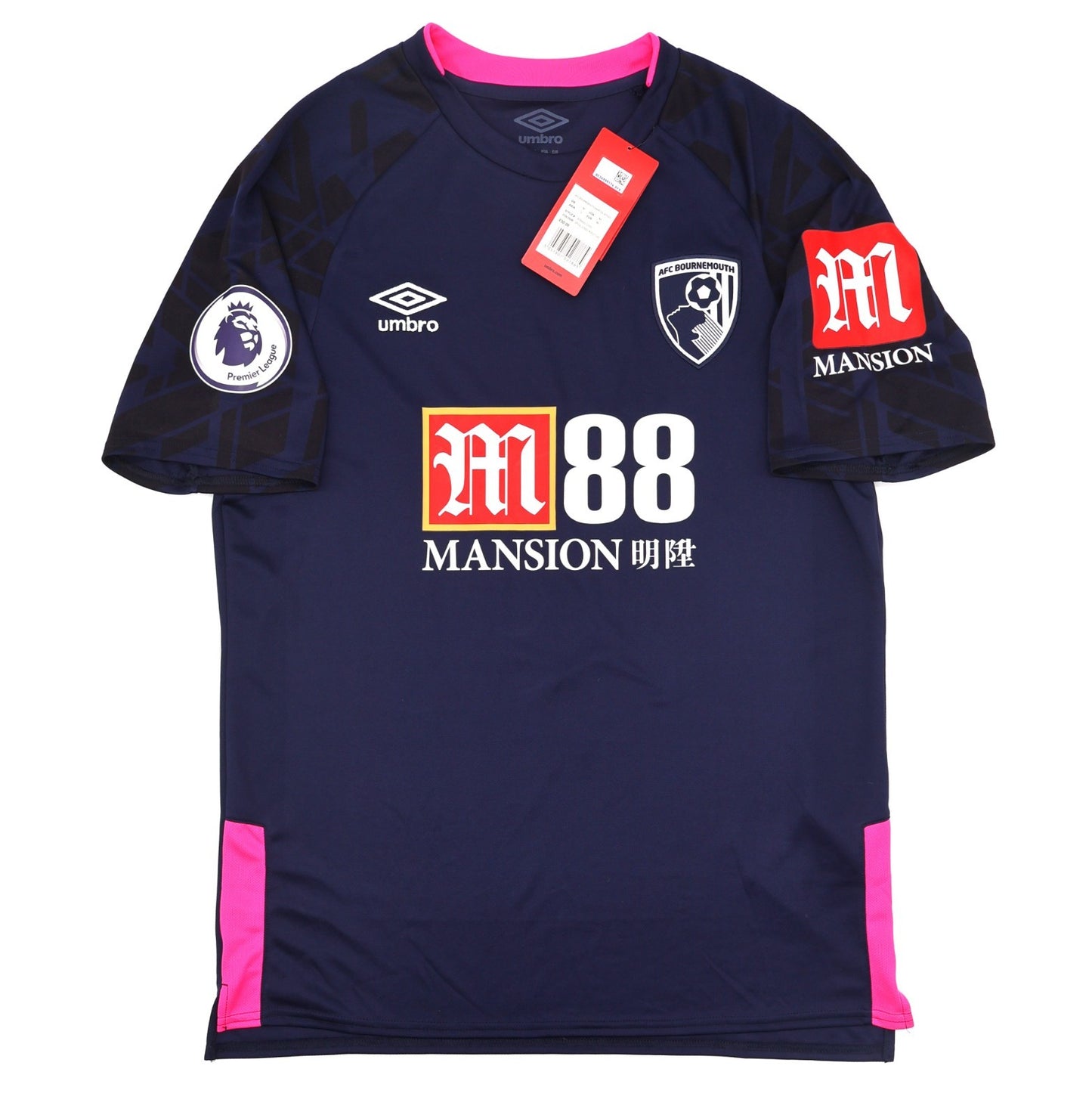 BNWT 2019 2020 UMBRO BOURNEMOUTH AWAY SHIRT SOLANKE 9 MEN'S