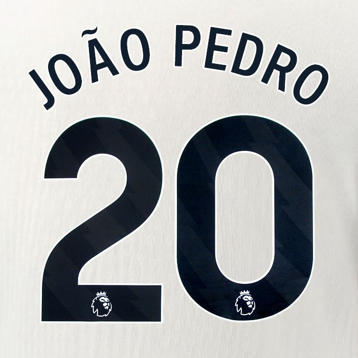 2025 2026 OFFICIAL CHELSEA JOAO PEDRO 20 BLACK AWAY PLAYER SIZE NAMESET