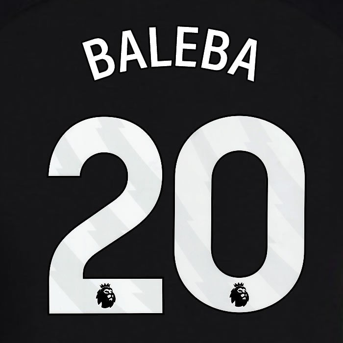 2024 2025 OFFICIAL BRIGHTON BALEBA 20 3RD WHITE PLAYER SIZE NAMESET