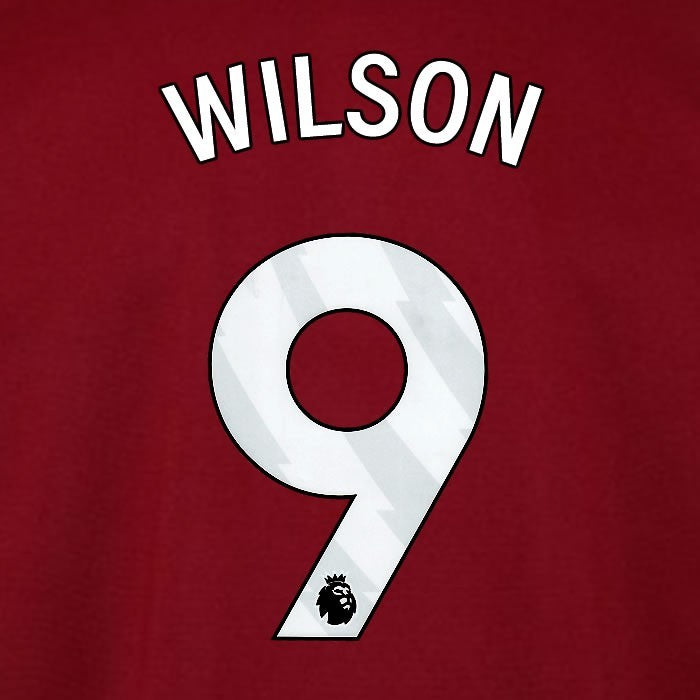 2025 2026 WEST HAM WILSON 9 OFFICIAL WHITE HOME PLAYER SIZE NAMESET