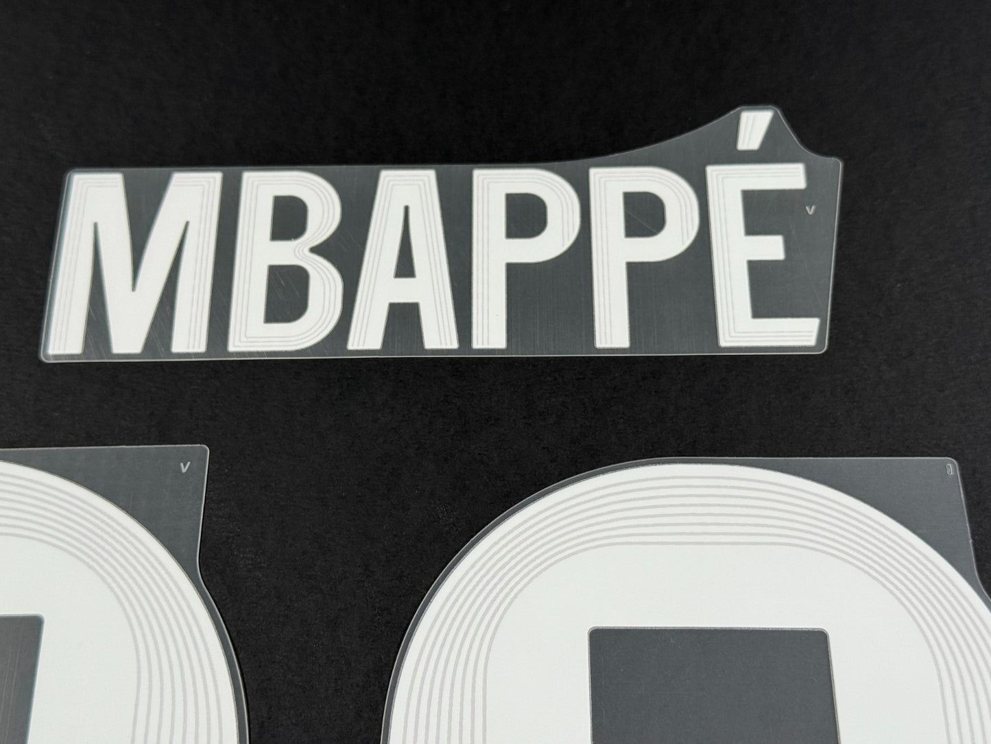 2025 2026 REAL MADRID MBAPPE 10 OFFICIAL 3RD PLAYER SIZE NAMESET