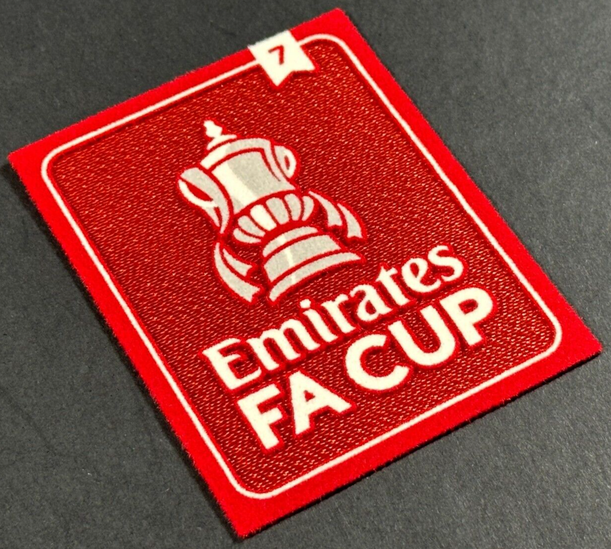 2024 OFFICIAL SPORTING ID EMIRATES FA CUP ASTON VILLA FC 7 X WINNERS PATCH