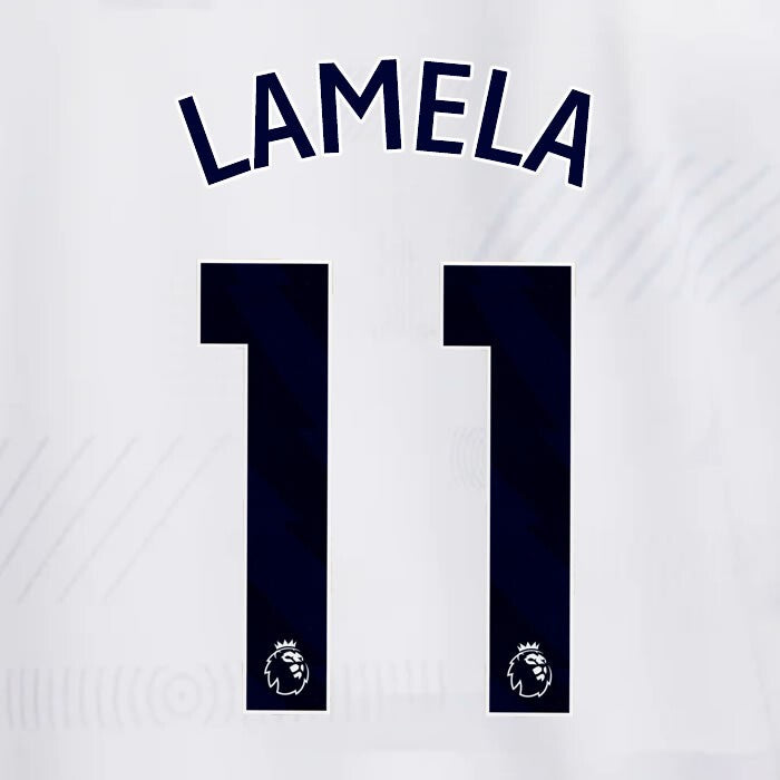TOTTENHAM 2023/2024 LAMELA 11 AVERY DENNISON BLUE PLAYER SIZE NAME SET