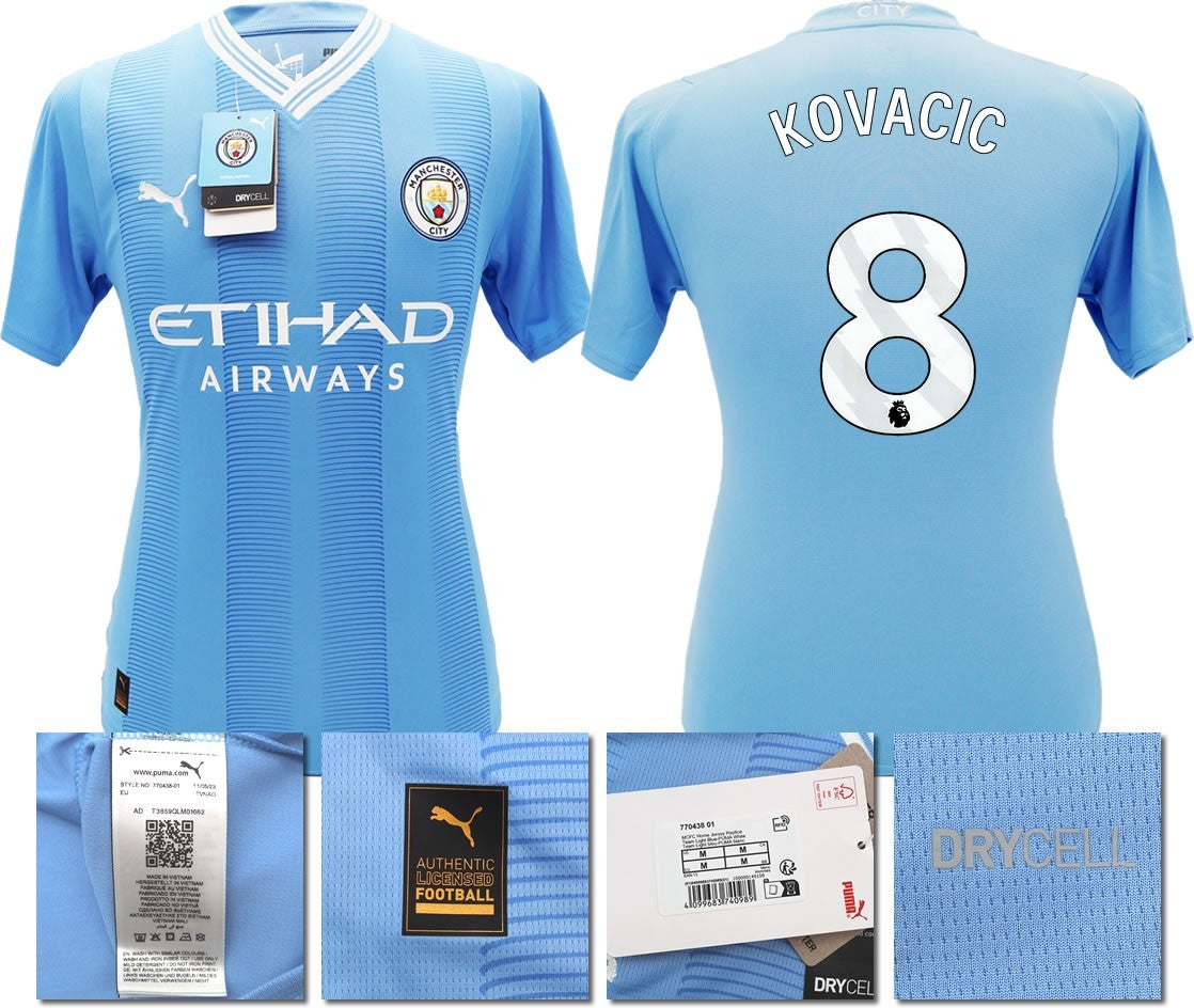 BNWT 2023 2024 MAN CITY PUMA HOME KOVACIC 8 SHIRT MEN'S LARGE