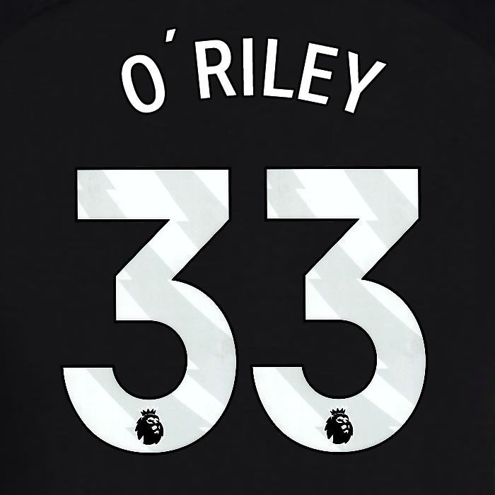 2024 2025 OFFICIAL BRIGHTON O RILEY 33 3RD WHITE PLAYER SIZE NAMESET