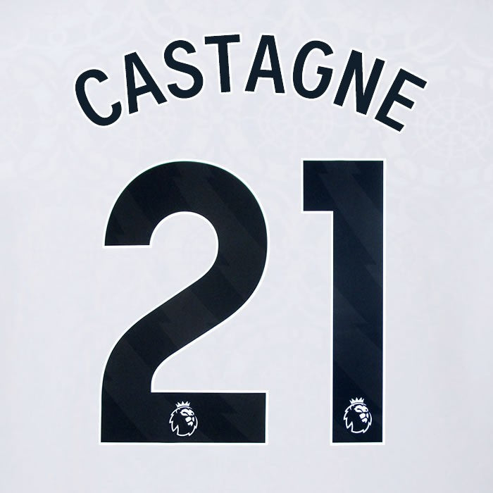 2025 2026 OFFICIAL FULHAM CASTAGNE 21 BLACK HOME PLAYER SIZE NAMESET