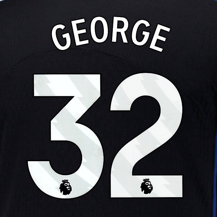 2025 2026 OFFICIAL CHELSEA GEORGE 32 WHITE 3RD PLAYER SIZE NAMESET