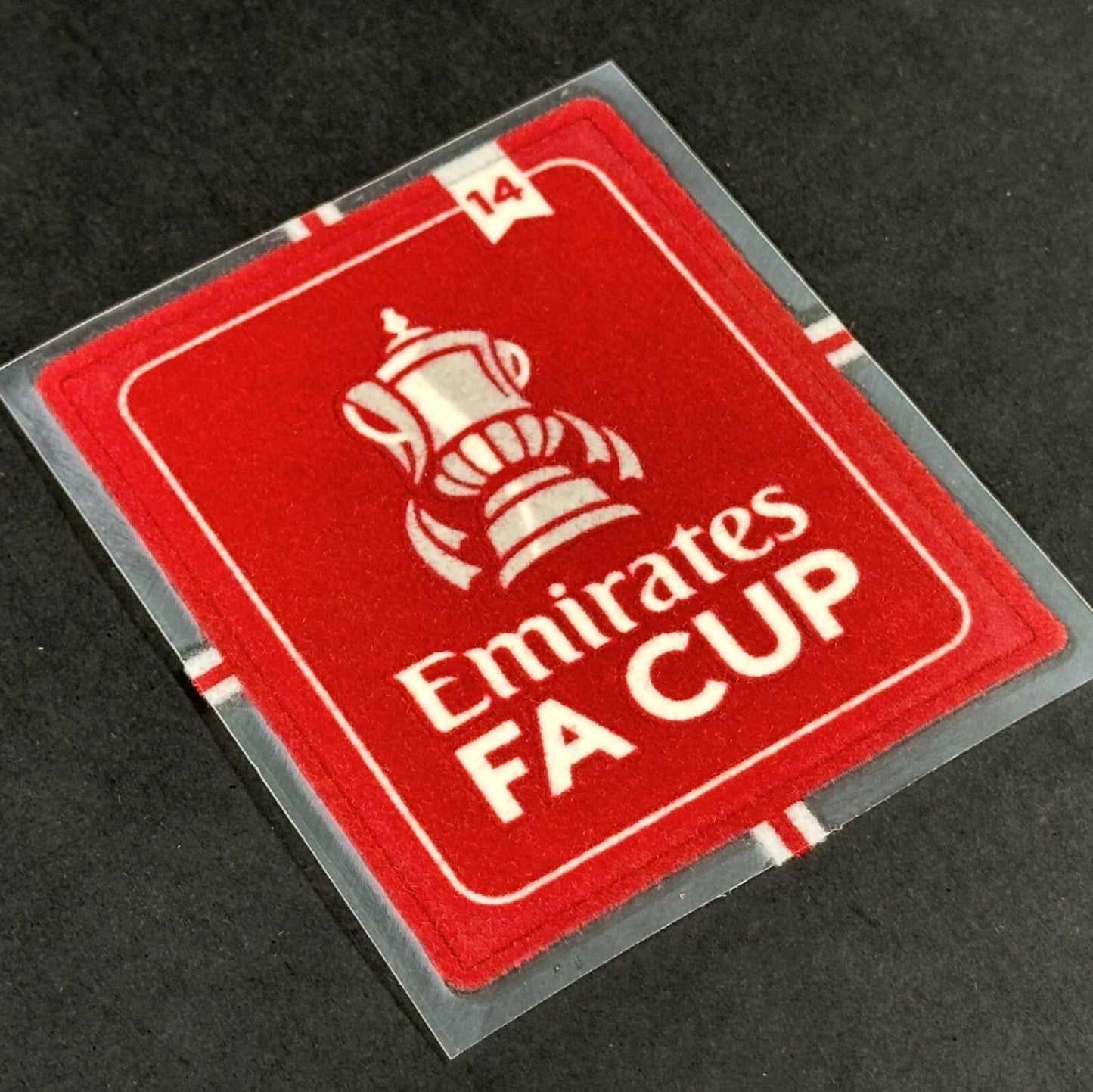 2024 OFFICIAL SPORTING ID EMIRATES FA CUP 14 ARSENAL PLAYER SLEEVE PATCH