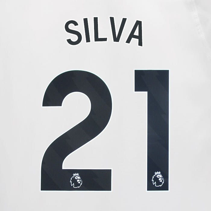 2023 2024 MAN CITY SILVA 21 BLACK AWAY PLAYER SIZE NAME SET