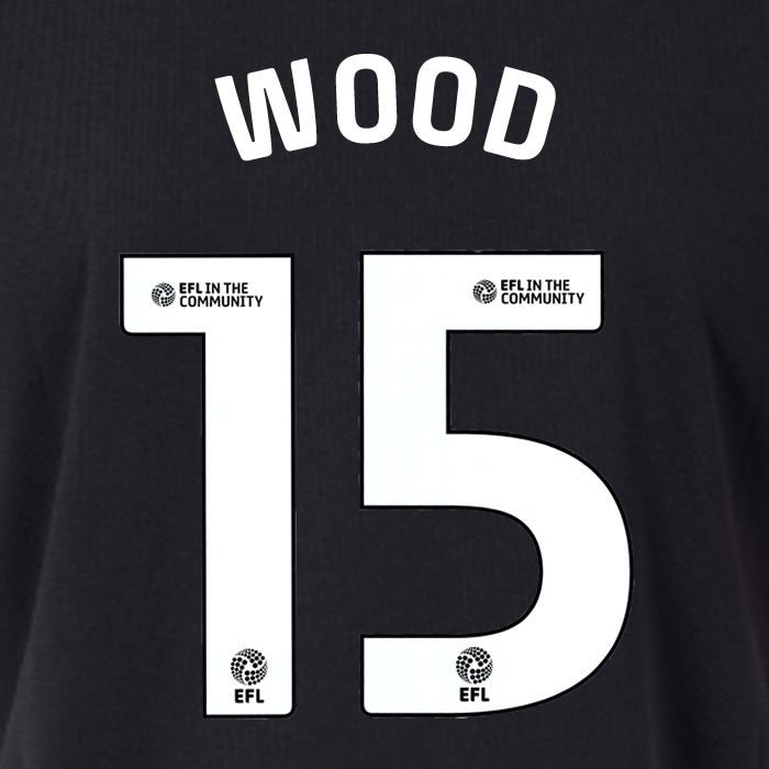 25 26 SOUTHAMPTON FC WOOD 15 OFFICIAL WHITE HOME PLAYER SIZE NAME SET 230MM