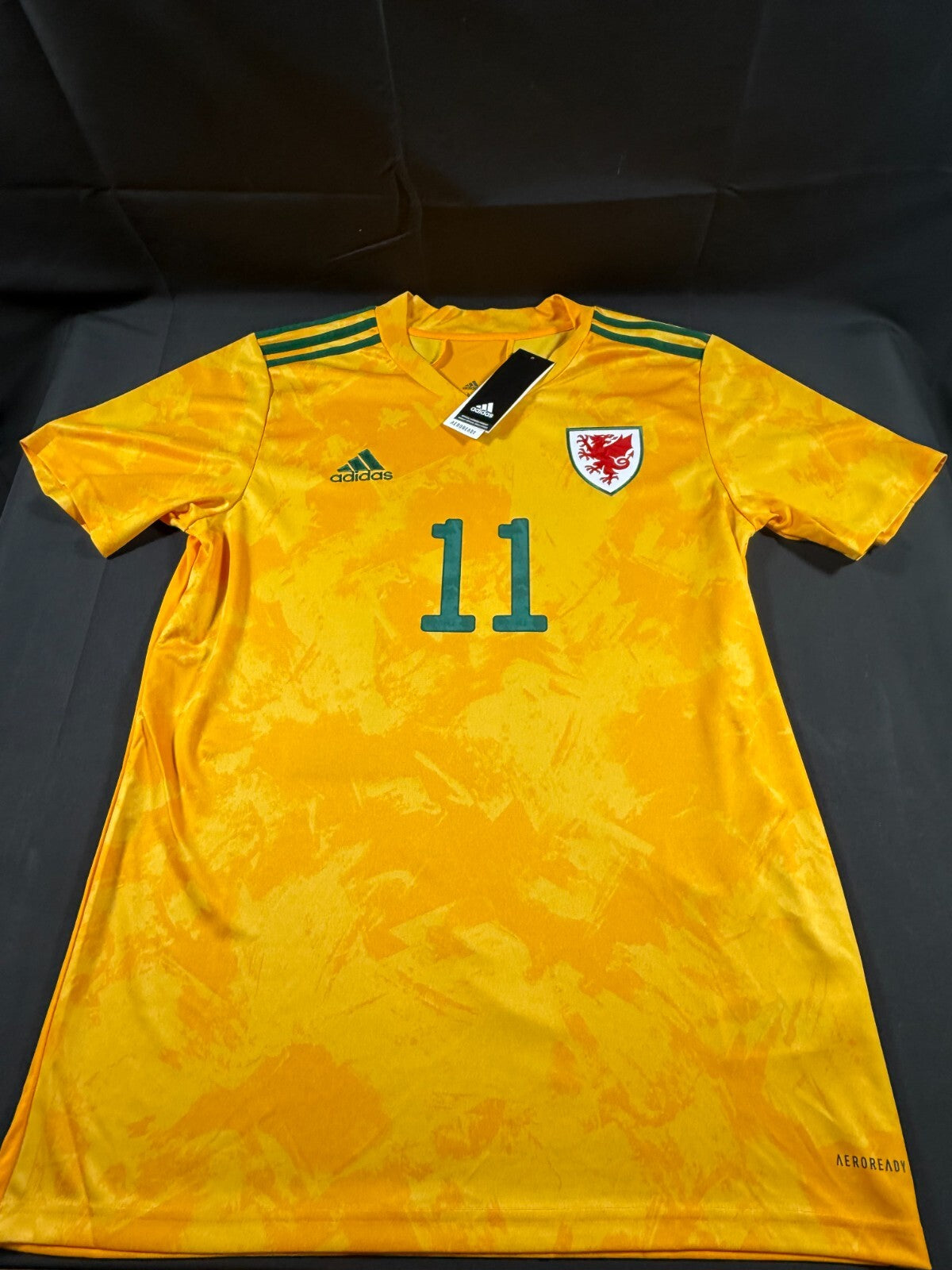BNWT 2020 2021 WALES ADIDAS AWAY FOOTBALL SHIRT BALE 11 MENS MEDIUM