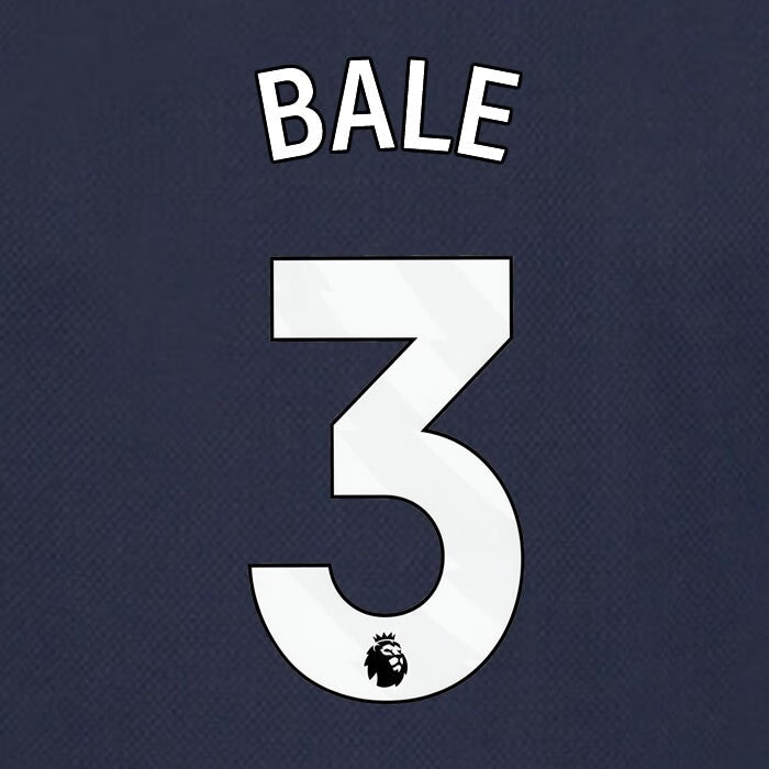 SPURS 2023 2024 BALE 3 AVERY DENNISON WHITE AWAY PLAYER SIZE NAME SET
