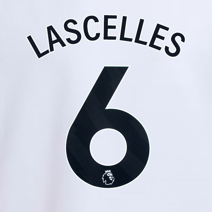 2024 2025 NEWCASTLE LASCELLES 6 OFFICIAL BLACK 3RD PLAYER SIZE NAME SET