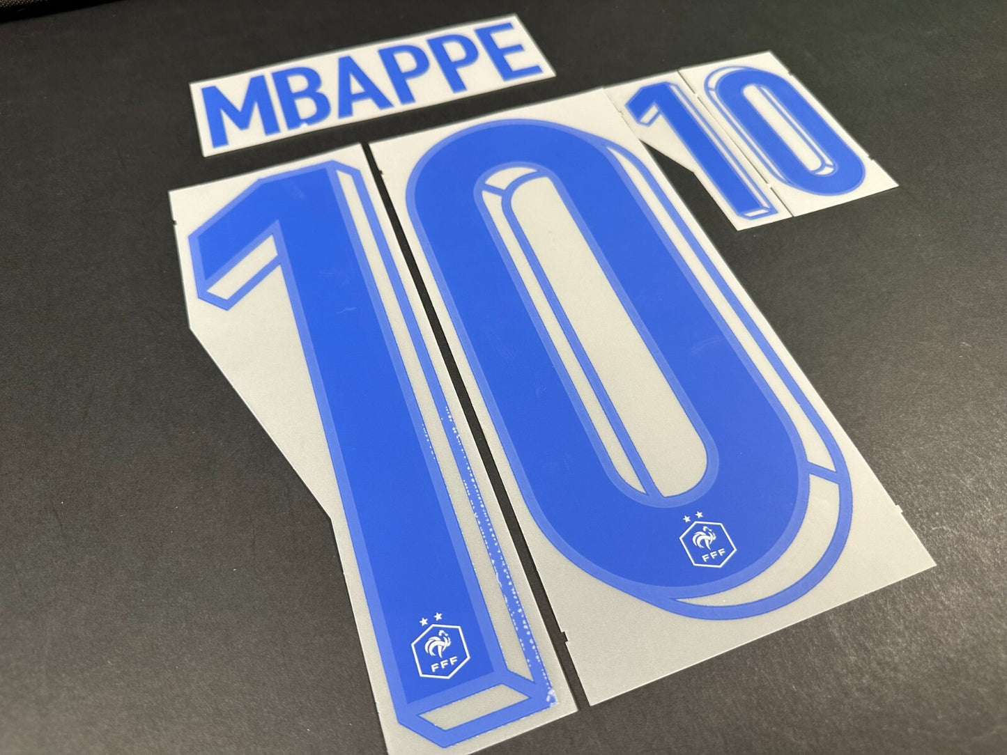 FRANCE 2022 2023 OFFICIAL MONBLASON MBAPPE 10 AWAY PLAYER SIZE NAMESET
