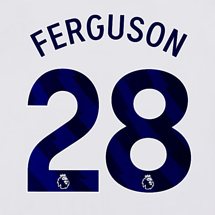 2023 2024 BRIGHTON FERGUSON 28 OFFICIAL BLUE HOME PLAYER SIZE NAME SET