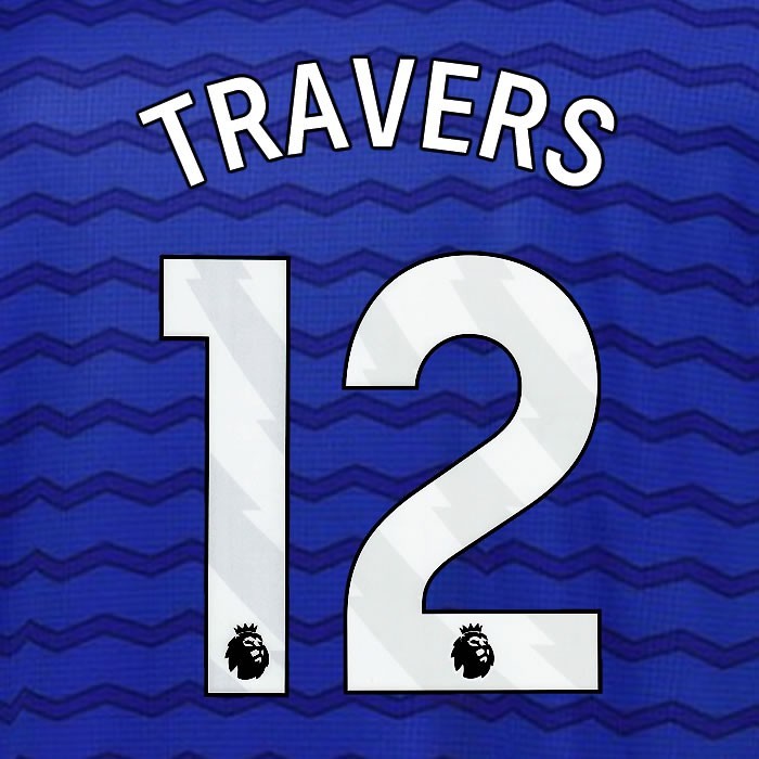2025 2026 EVERTON GUEYE 27 OFFICIAL WHITE HOME PLAYER SIZE NAMESET