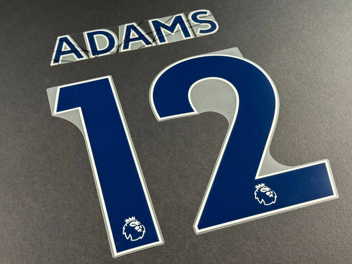 LEEDS UNITED 2022 2023 ADAMS 12 OFFICIAL AVERY BLUE PLAYER SIZE NAME SET