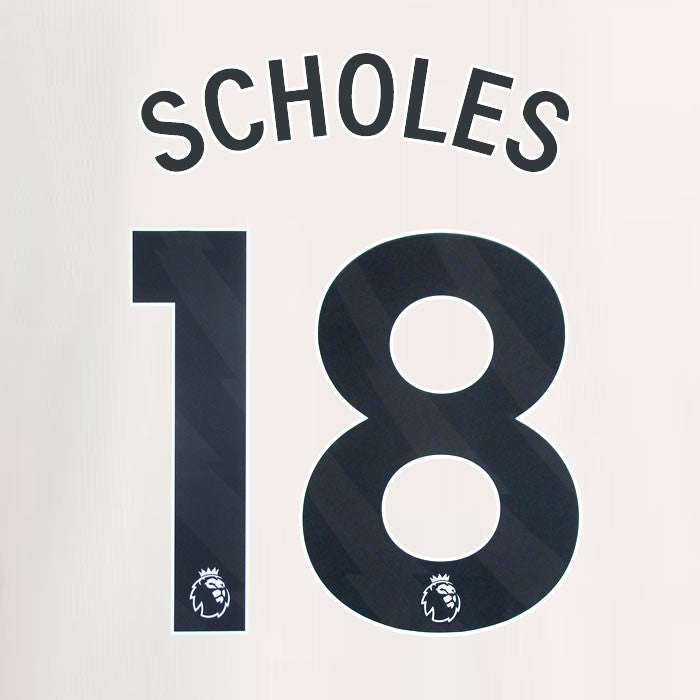 2023 2024 MANCHESTER UNITED SCHOLES 18 3rd BLACK PLAYER SIZE NAMESET