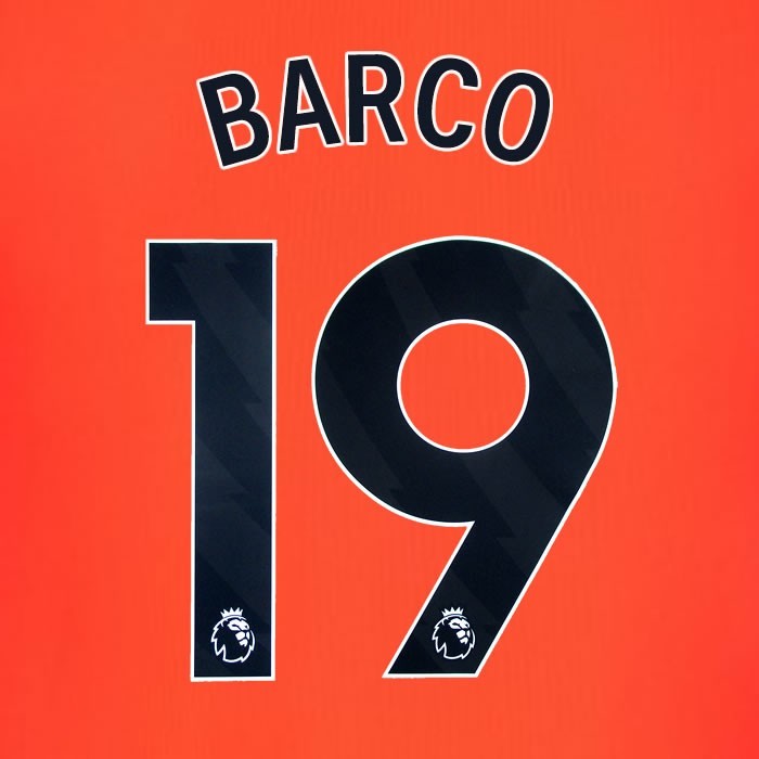 2023 2024 BRIGHTON BARCO 19 OFFICIAL BLACK 3RD PLAYER SIZE NAME SET