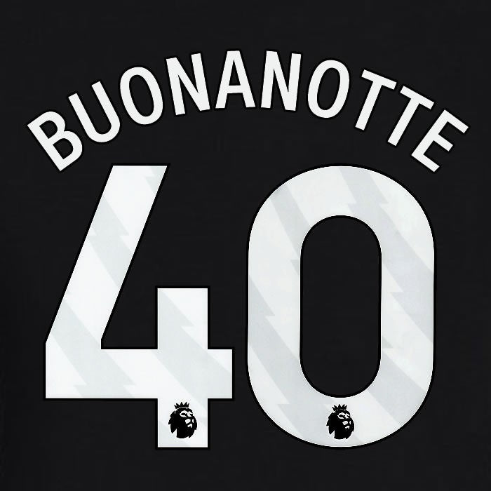 2023 2024 BRIGHTON BUONANOTTE 40 OFFICIAL WHITE AWAY PLAYER SIZE NAME SET