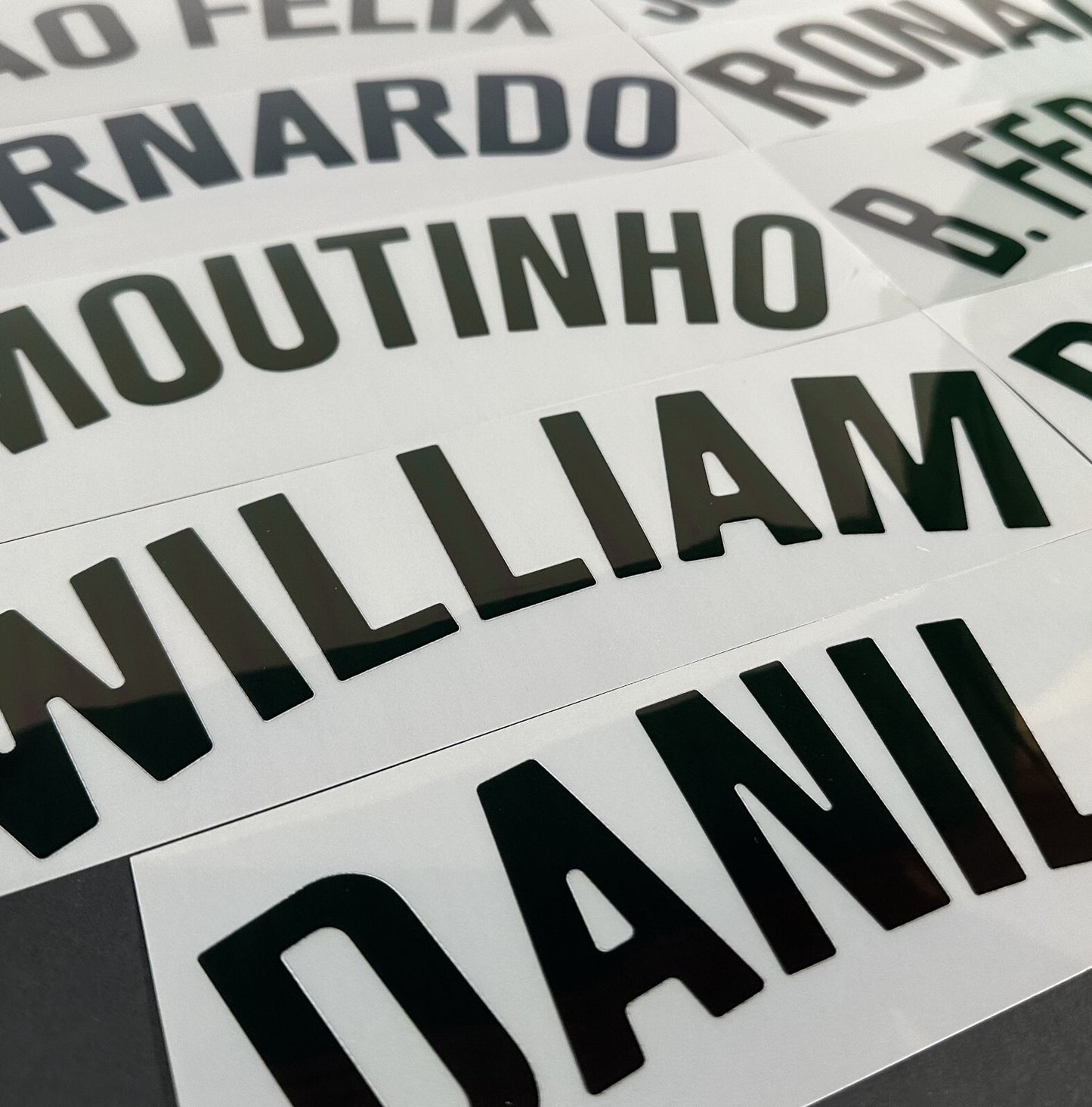 2020 2021 OFFICIAL SPORTING ID PORTUGAL AWAY BLACK PLAYER SIZE NAME BLOCKS 55MM