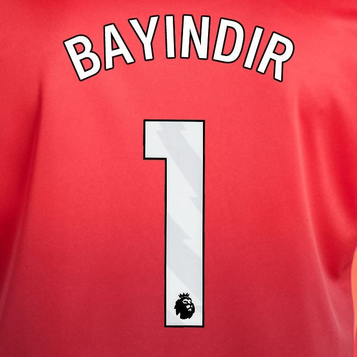 2024 2025 MANCHESTER UNITED BAYINDIR 1 HOME WHITE PLAYER SIZE NAMESET