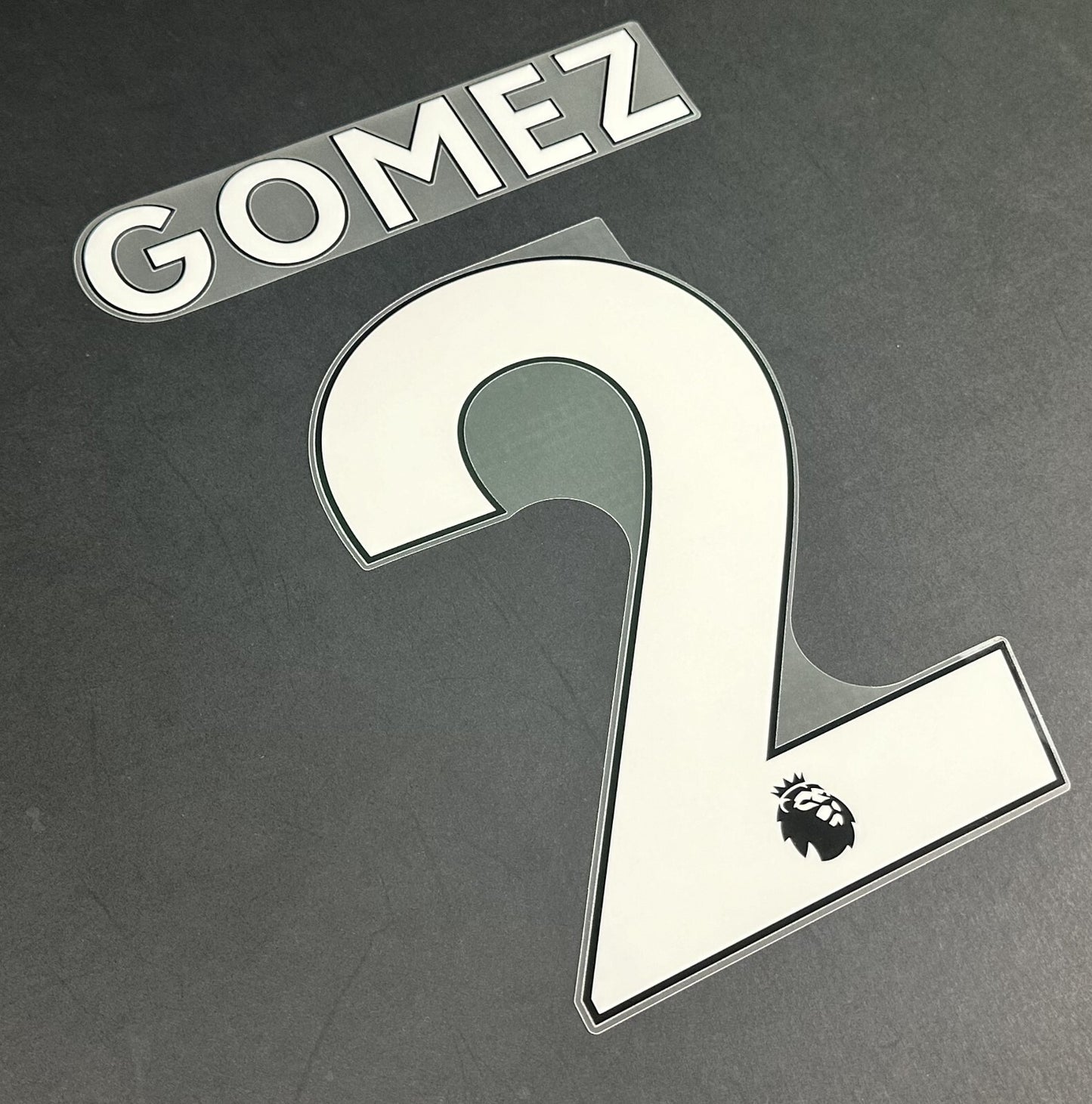2019 2023 GOMEZ 2 OFFICIAL AVERY DENNISON WHITE PLAYER SIZE NAMESET