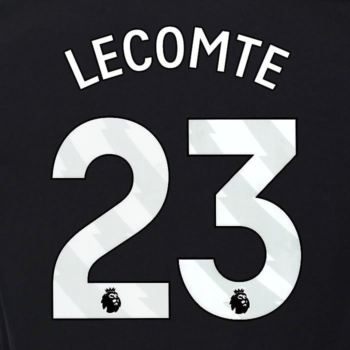 2025 2026 OFFICIAL FULHAM LECOMTE 23 WHITE 3RD PLAYER SIZE NAMESET