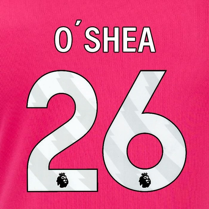 2024 2025 OFFICIAL IPSWICH TOWN O SHEA 26 WHITE 3RD PLAYER SIZE NAME SET