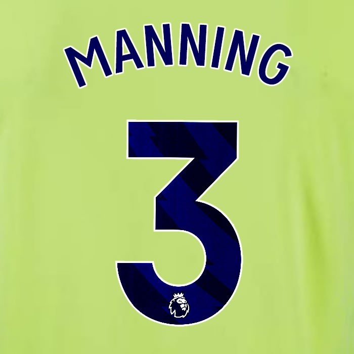 2024 2025 OFFICIAL SOUTHAMPTON MANNING 3 BLUE AWAY PLAYER SIZE NAME SET