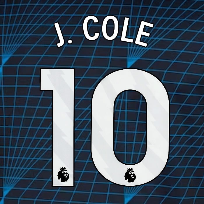 2023 2024 OFFICIAL CHELSEA J. COLE 10 WHITE AWAY PLAYER SIZE NAMESET