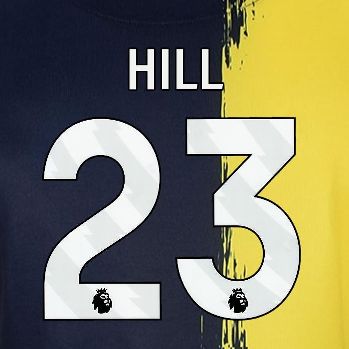 2023 2024 BOURNEMOUTH HILL 23 WHITE 3rd SIZE NAME SET