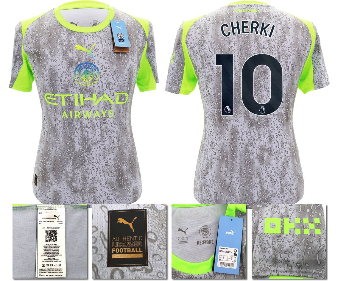 BNWT 2025 2026 MAN CITY PUMA THIRD CHERKI 10 FOOTBALL SHIRT