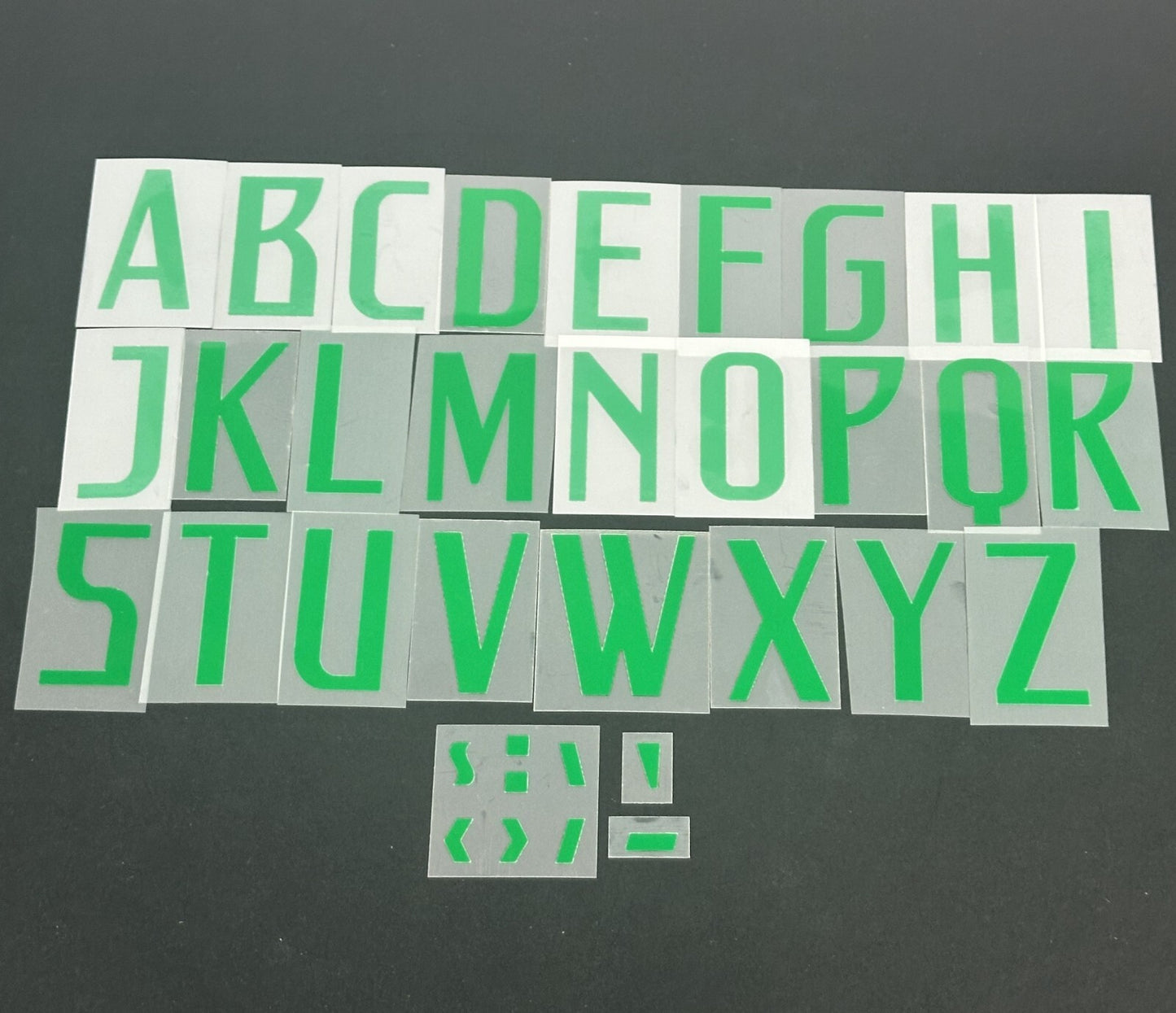 2018 2019 OFFICIAL SPORTING ID BRAZIL HOME GREEN PLAYER SIZE LETTERS 50mm