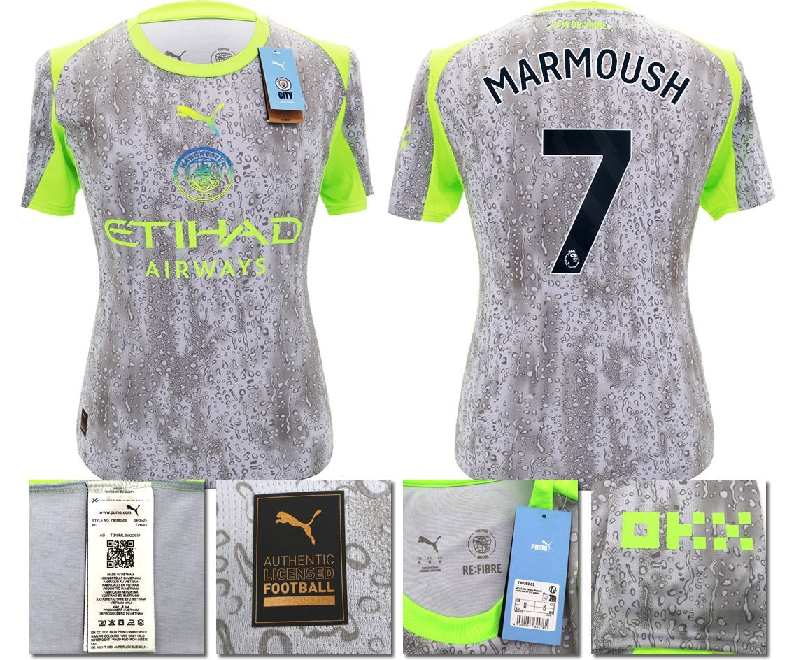 BNWT 2025 2026 MAN CITY PUMA THIRD MARMOUSH 7 FOOTBALL SHIRT