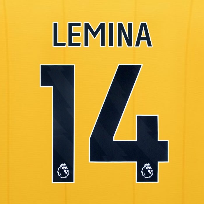 2023 2024 WOLVES HOME BLACK LEMINA 14 OFFICIAL PLAYER SIZE NAMESET