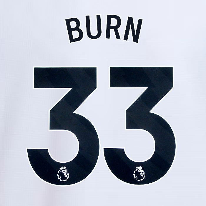 2024 2025 NEWCASTLE BURN 33 OFFICIAL BLACK 3RD PLAYER SIZE NAME SET