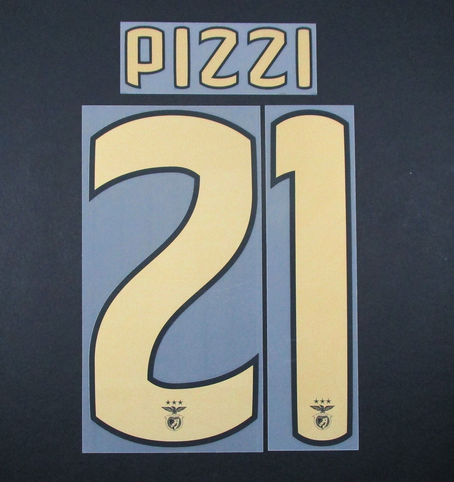 BENFICA 2020 2021 OFFICIAL PIZZI 21 HOME PLAYER SIZE NAMESET