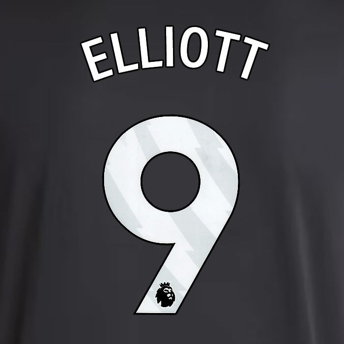 2025 2026 ASTON VILLA ELLIOTT 9 OFFICIAL WHITE AWAY PLAYER SIZE NAMESET