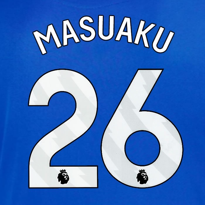 2025 2026 OFFICIAL SUNDERLAND MASUAKU 26 WHITE AWAY PLAYER SIZE NAME SET