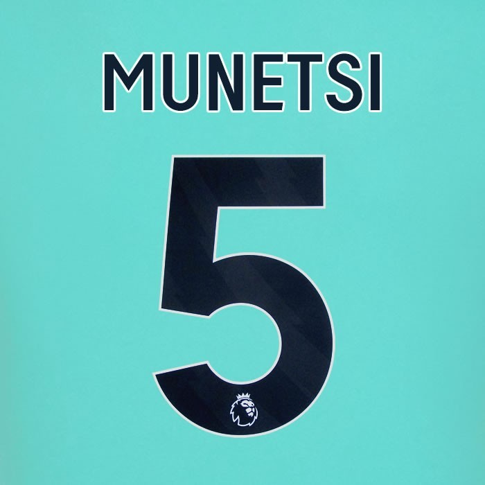 2025 2026 WOLVES AWAY BLACK MUNETSI 5 OFFICIAL PLAYER SIZE NAMESET