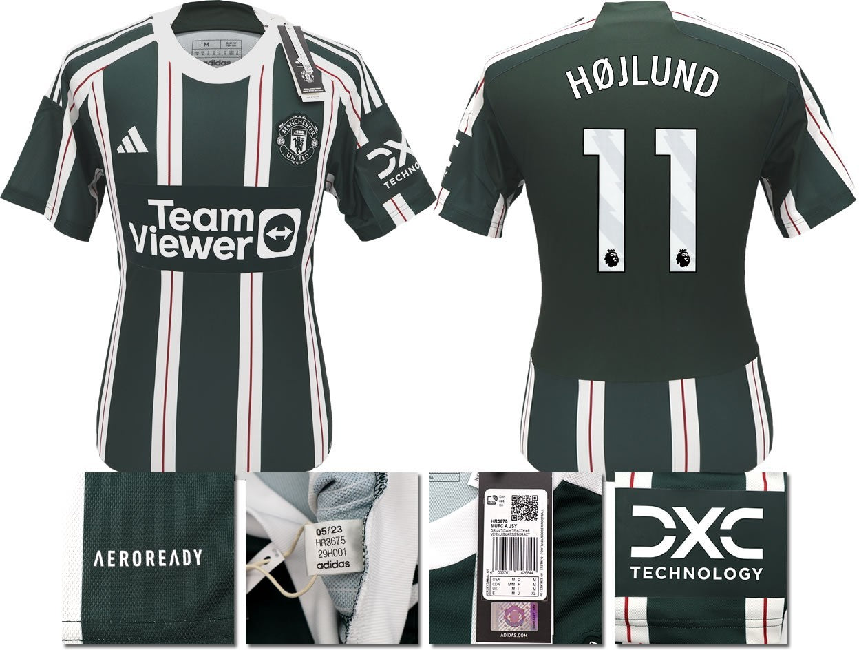 BNWT 2023 2024 MAN UTD ADIDAS AWAY SHIRT HOJLUND 11