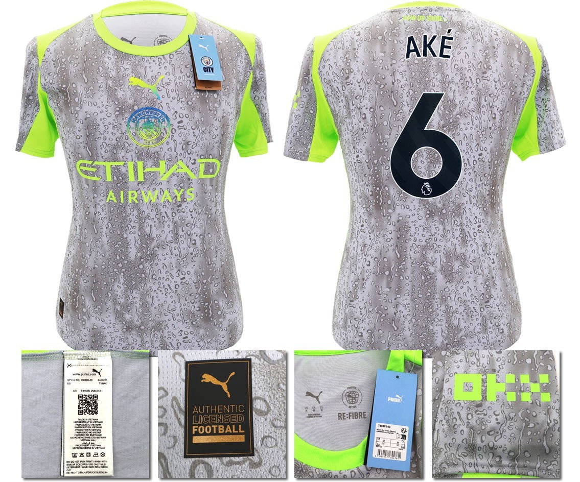 BNWT 2025 2026 MAN CITY PUMA THIRD AKE 6 FOOTBALL SHIRT