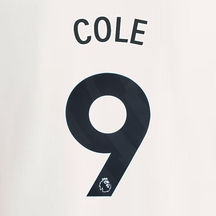 2023 2024 MANCHESTER UNITED COLE 9 3rd BLACK PLAYER SIZE NAMESET